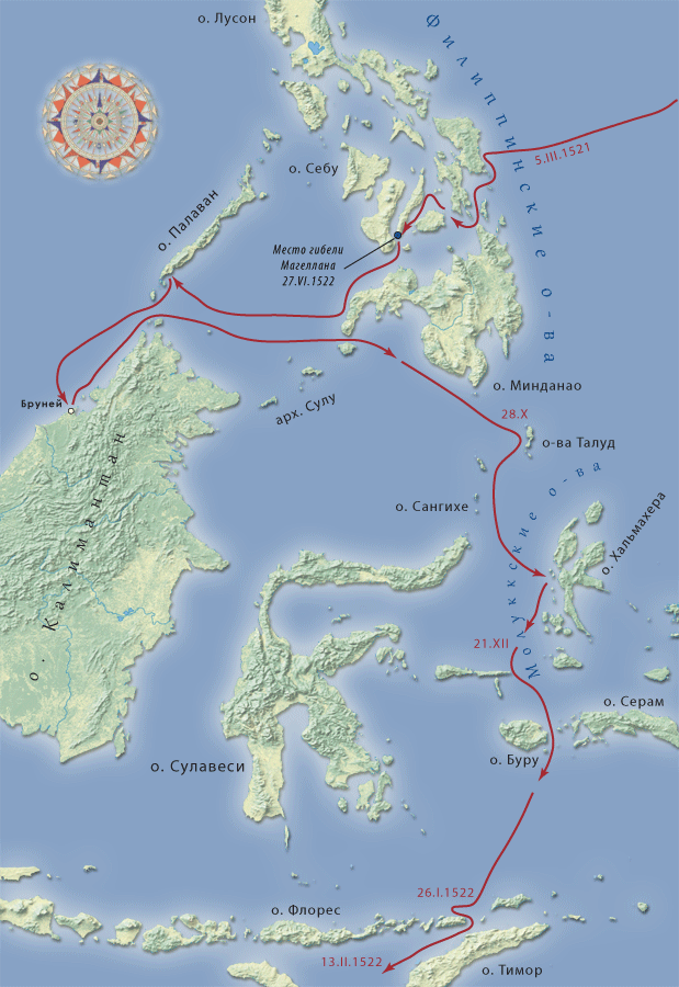 Магеллан и первое кругосветное плавание — История географических открытий